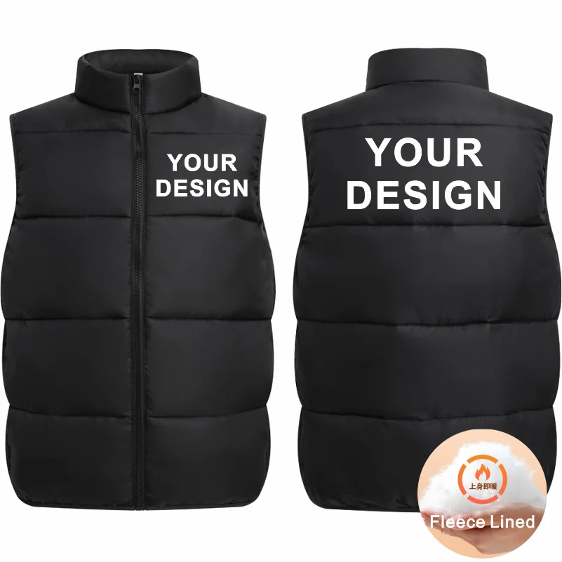 Мужской и женский зимний пуховый жилет