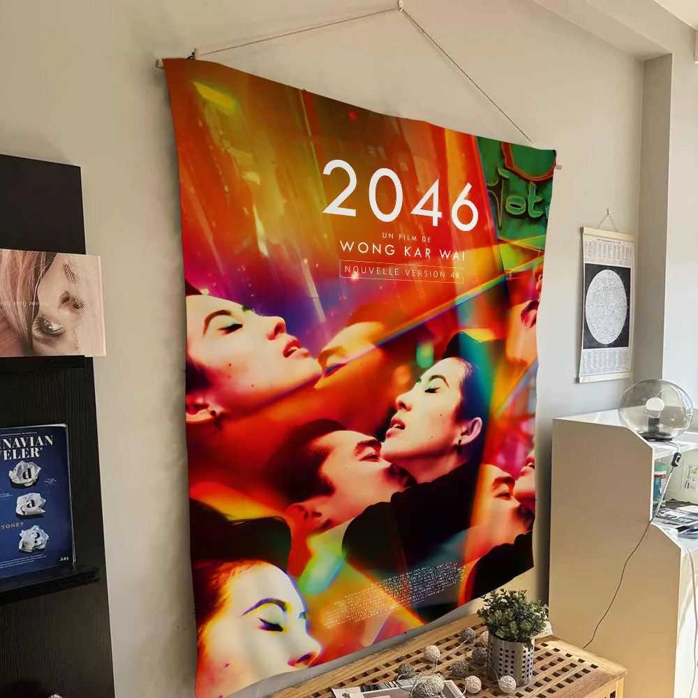 2046 Movie Tapestry Art Printing Japanese Wall Tapestry Anime Wall Hanging Home Decor