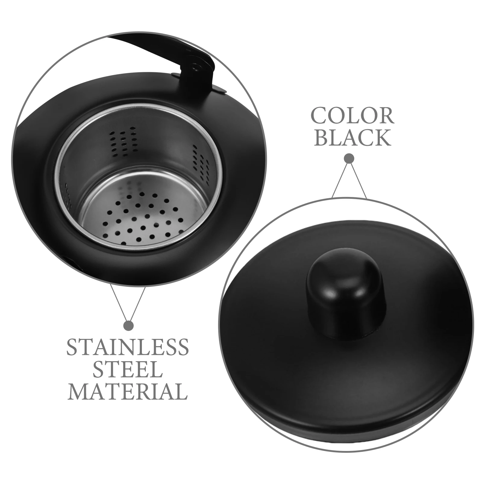 

1.5L Stainless Steel Teapot Stovetop Kettle Coffee Pot Water Kettle Home Kitchen Household Loose Leaf Teapot Coffee Pot