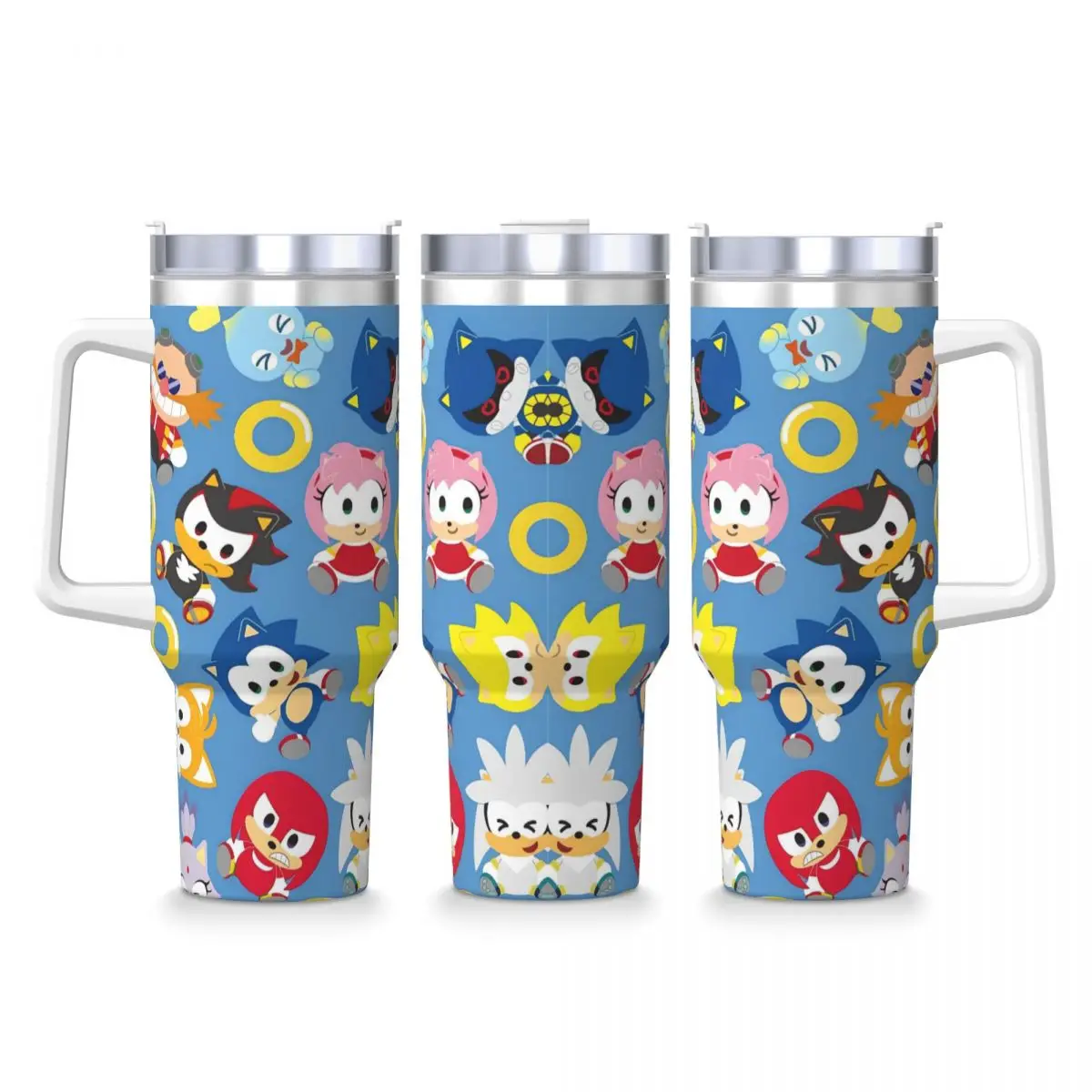 

Sonices The H-Hedgehogs Stainless Steel Tumbler Travel Thermal Cups With Straws and Lid Large Mugs Cup Hot Drinks Water Bottle