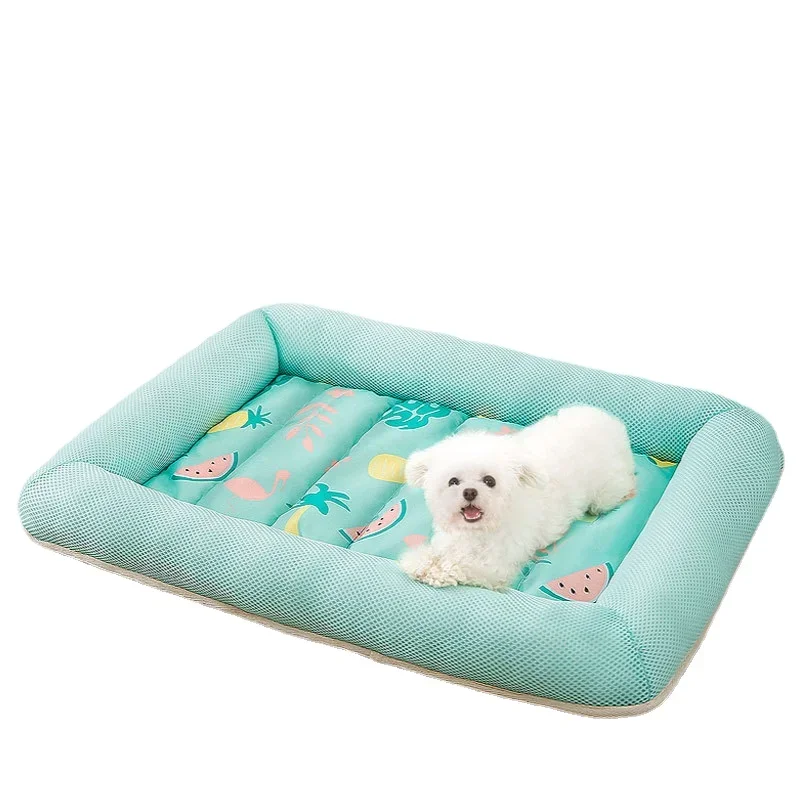 

Summer Kennel Four Seasons Universal Cool Mat Nest Teddy Dog Cat Nest Summer Ice Pad Dog Mat Cool Nest Pet Supplies Dog Bed