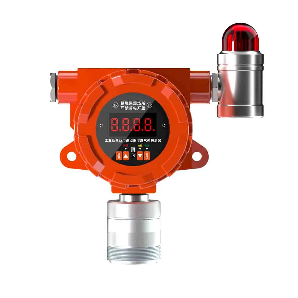 Gas Analyzer Fixed PLT219 Explosion-proof Alarm Device Methane CH4 Ethane ETO Concentration Leak Detector Probe Detector