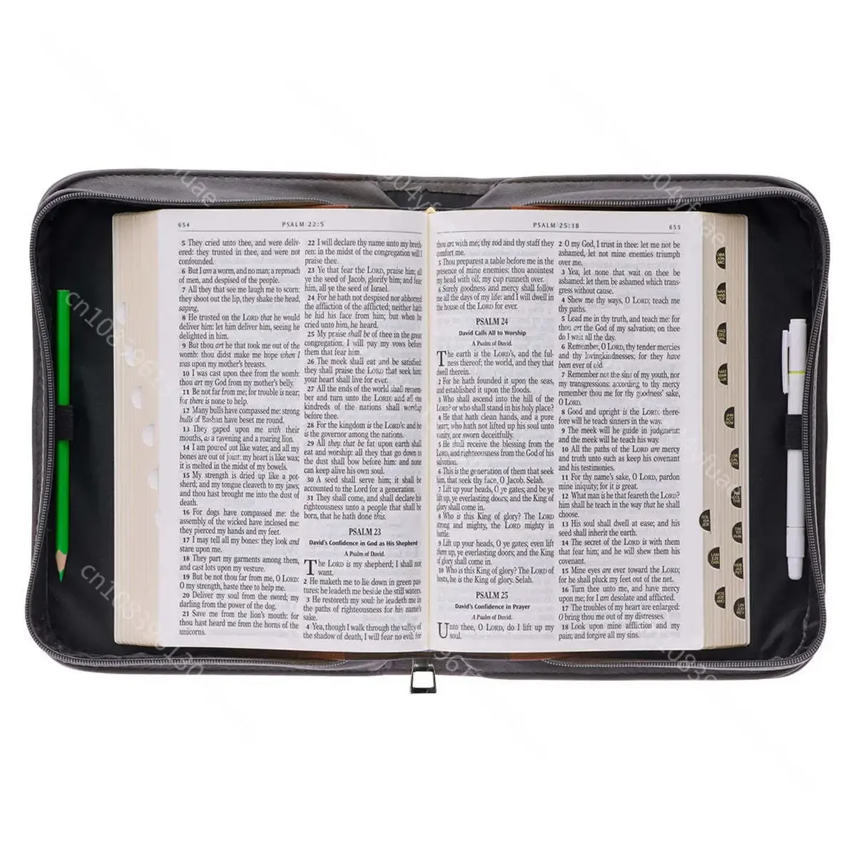 Christianity Church Bible Bag Man Of God 1 Timothy 6 11 Lion Warrior Verse Design Bible Cover Case PU Handbags Study Book Boxes