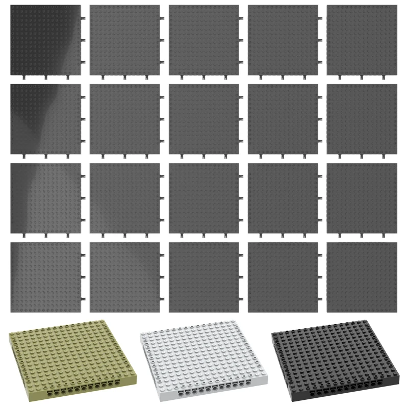 Wholesale 16X16 Pixel Art Building Block Bottom Plate 65803 Brick Baseplate Part Compatible 98138 31212 21333 Pixel Small Particles Toy Gift