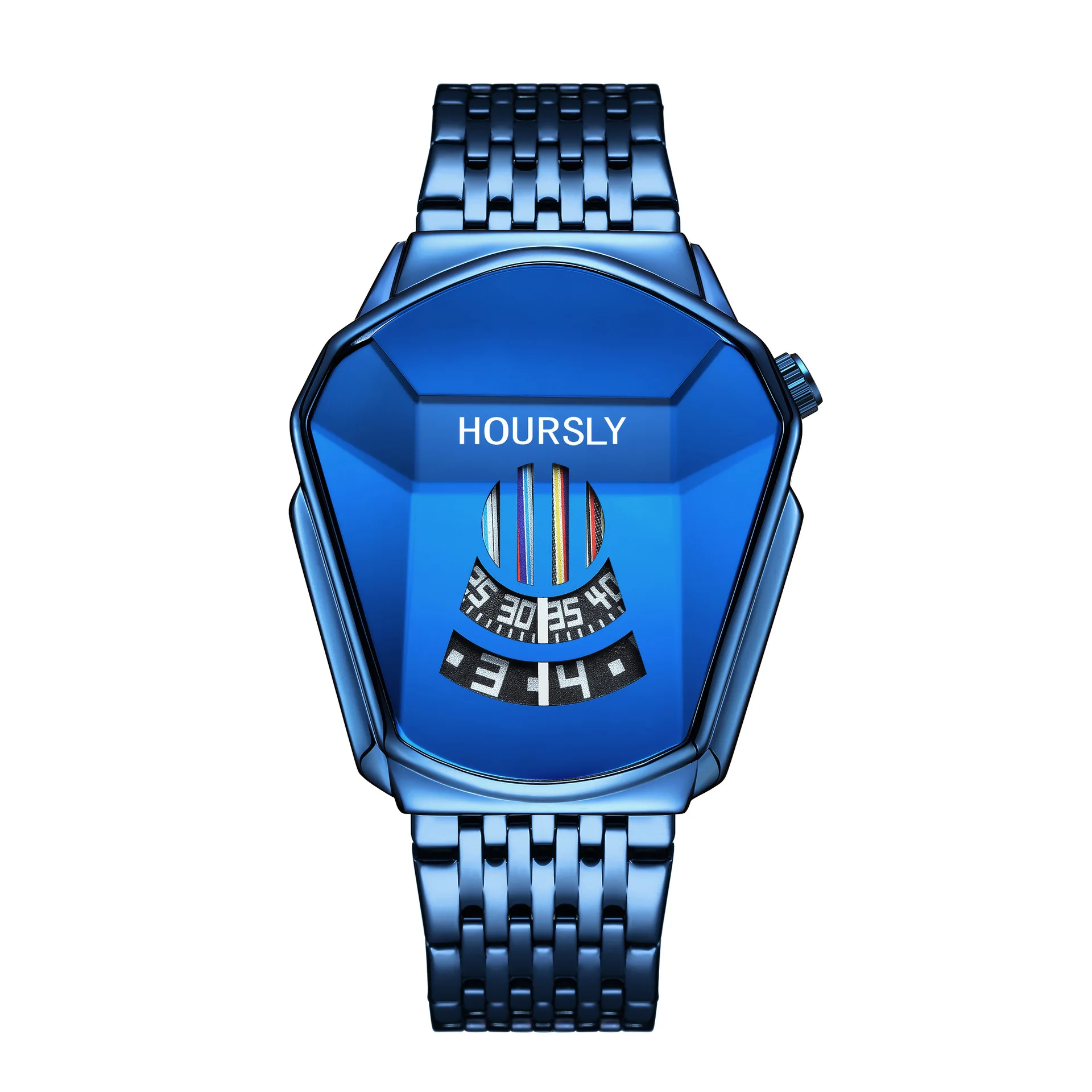 Snakehead locomotive fashion men's quartz watch wristwatch