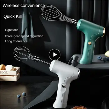 전기 계란 비터 자동 핸드 믹서 믹서기, 베이킹 거품기, 휘핑 크림 믹서, 휴대용 교반기, EU 플러그, 7 기어 