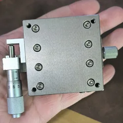 6cm Stainless steel fine adjustment slide manual adjustment platform