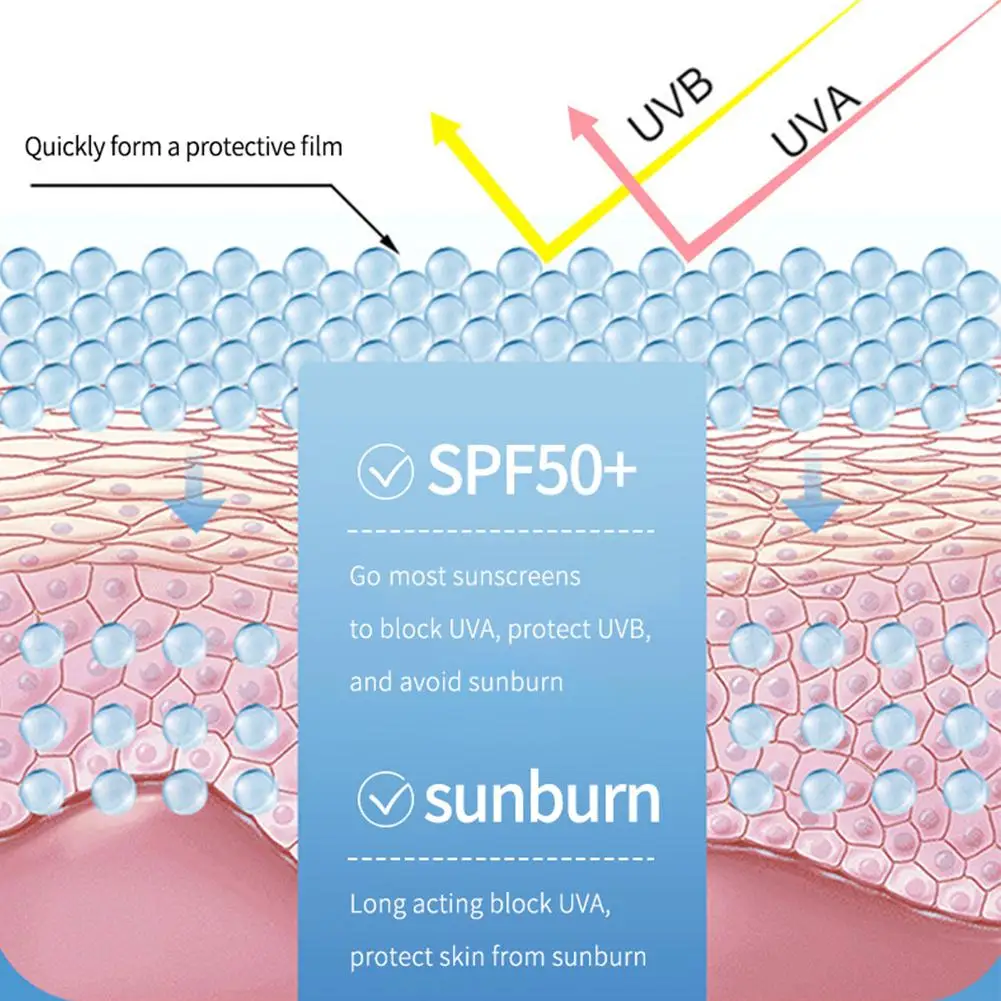 Crema solare per il corpo del viso SPF 50 crema solare sbiancante crema protettiva per la pelle crema protettiva per il viso Anti-sole Anti-età