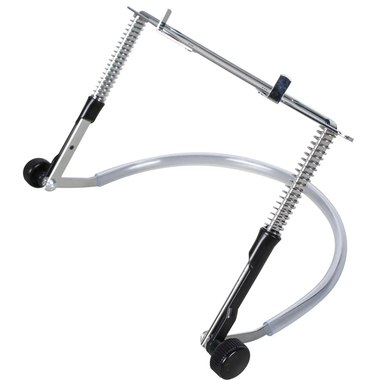 Harmonica Holder Neck Mount Spring Adjustable Metal Iron Comfort Accessory for Musicians Jazz Rock Folk