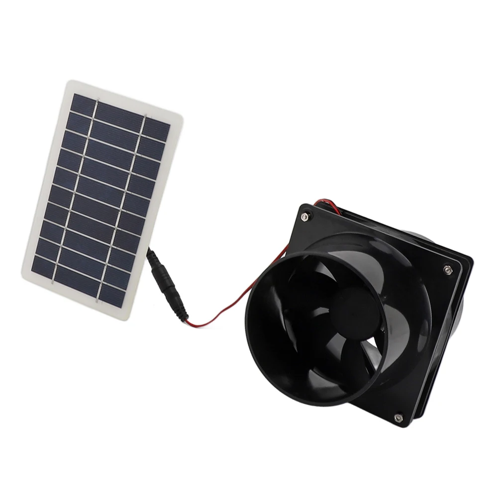 

Solar Power Fan 10W 12V Solar Power Exhaust Fan For Pipe Ventilation Pet House It Can Be Installed On Round Pipes