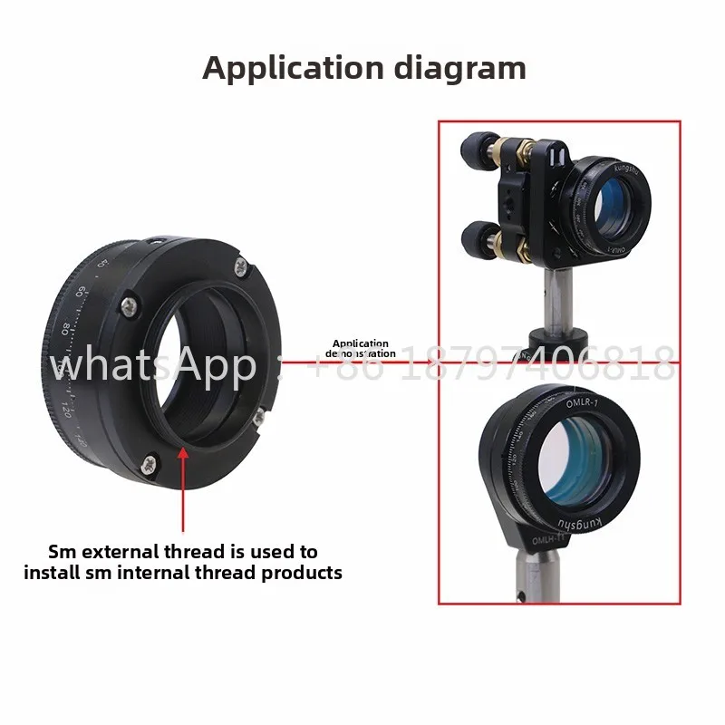 Serie OMLR\ Montura de lente giratoria