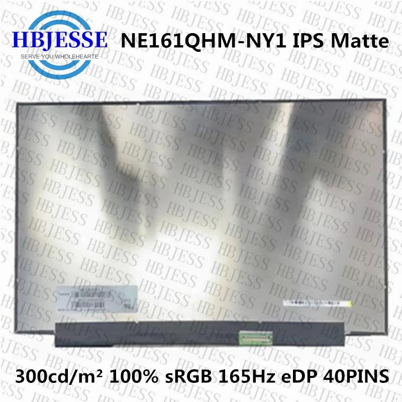 16.1 QHD2K 165Hz Laptop LCD Screen NE161QHM-NY1 for HP VICTUS 16-e 16Z-E 16-e0090 16-e0103AX Display 2560x1440 M54741-001 40pins