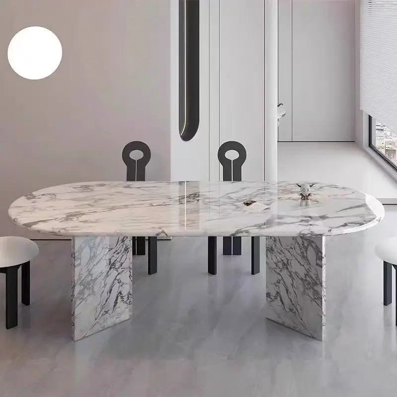 sz-Luxury Calacatta Marble Slab Custom Polished White with Purple Veins for Modern Kitchen Dining Villa Hotel Tops Apartment