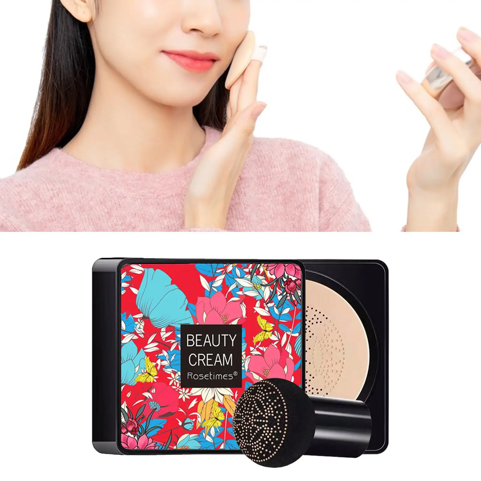 Mushroom Cushion BB Cream Langdurige Foundation Concealer Hydraterende gezichtsmake-up voor heldere huid