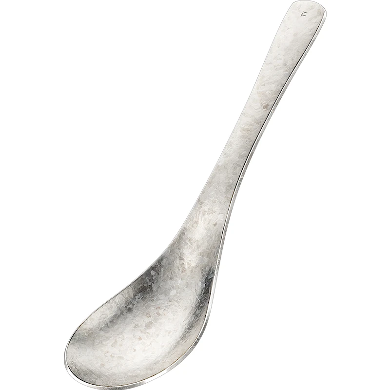 

Certificate 99.981% Pure Titanium Spoon Ultra Weightless 22g Soup Ladle 99.9% Anti-bacterial Baby Cutlery Family Dinnerware