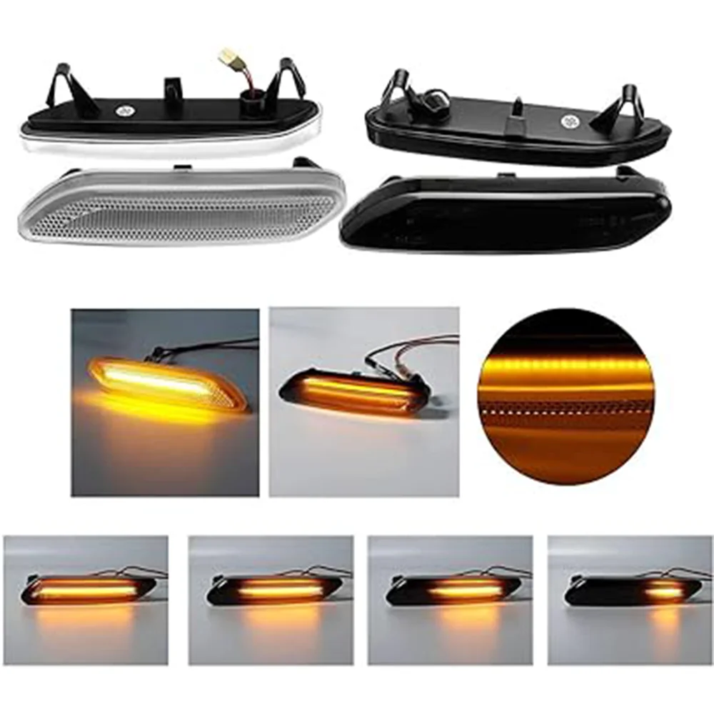 2 шт. боковые указатели повторителей для MINI COOPER R60 R61 2011 2012 2013 2014 2015 2016 2017 2018 2019 63132221503   ﻿
