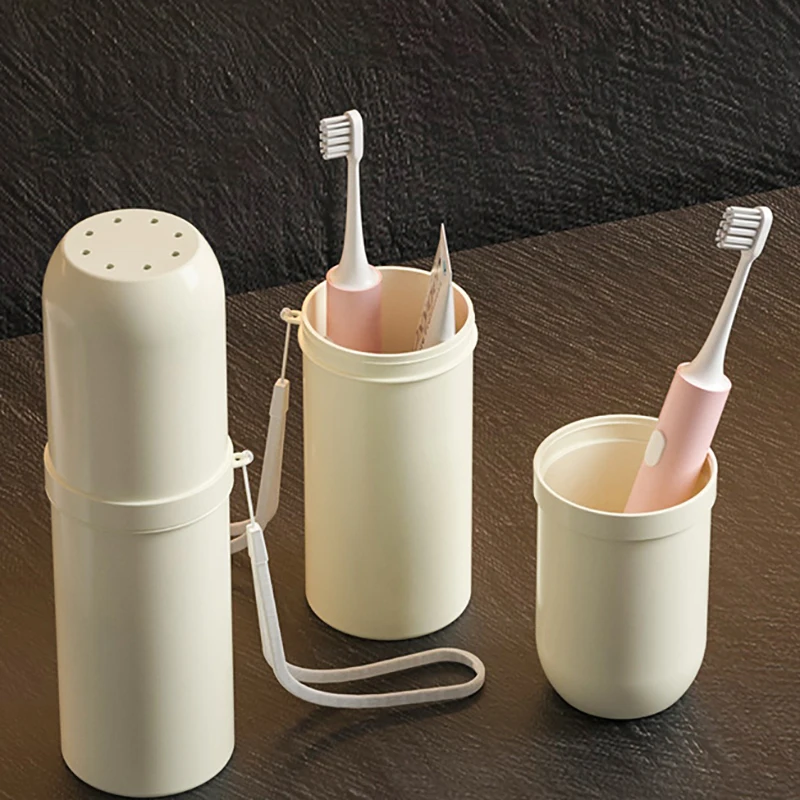 Portable Toothpaste Toothbrush Protect Holder Case Travel Camping Storage Box Organizer Cup Bathroom Storage & Travel Essentials
