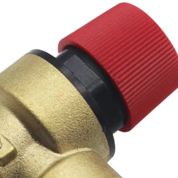 Brass Boiler Safety Pressure Relief Valve 3BAR For Wall Mounted Heating Systems And Solar Water Heaters
