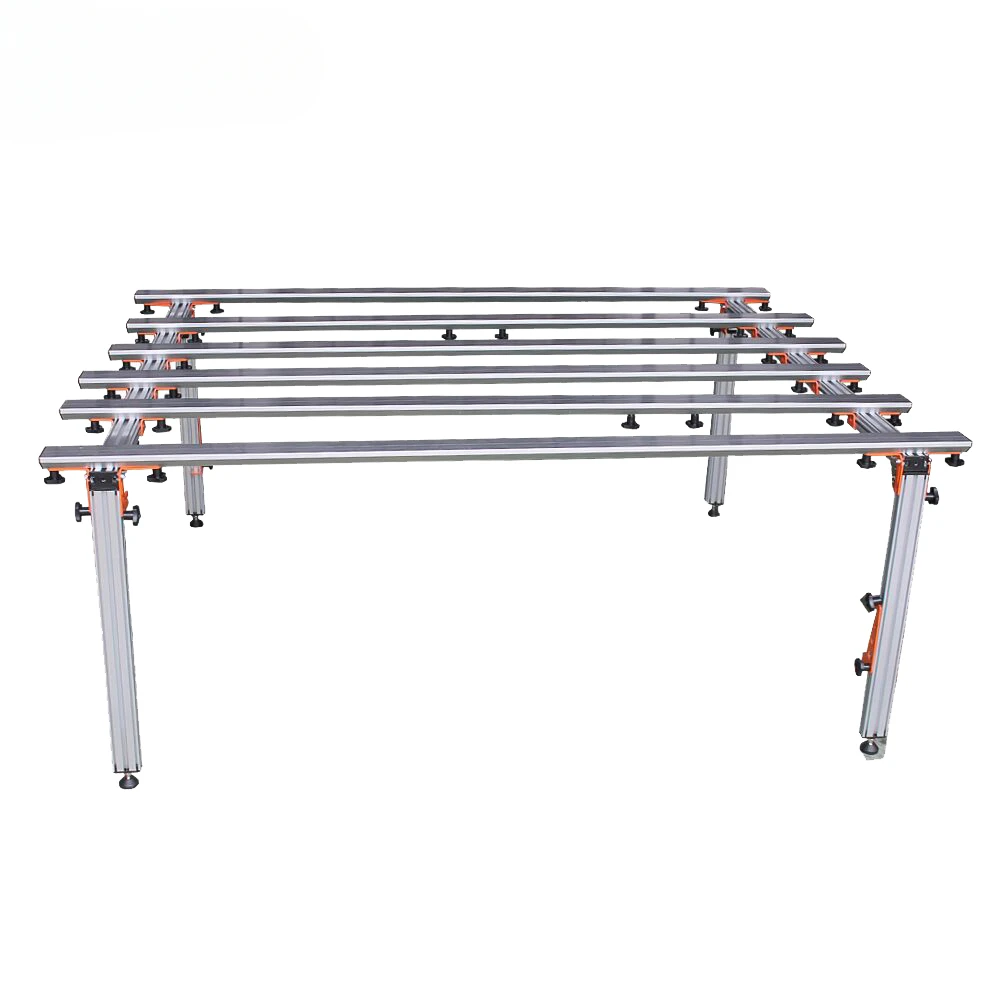 Counter Top Work Table for Large Format Tile and Slabes 180*140*70cm Thin Panel Tile Cutting Aluminum Working Bench