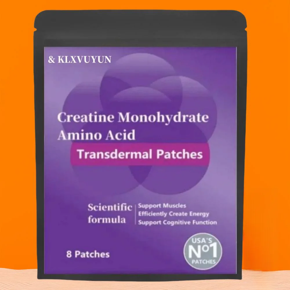 Creatine Monohydrate, Amino Acid - Support Muscles, Cellular Energy And Cognitive Function - Transdermal Patches Made In The Usa