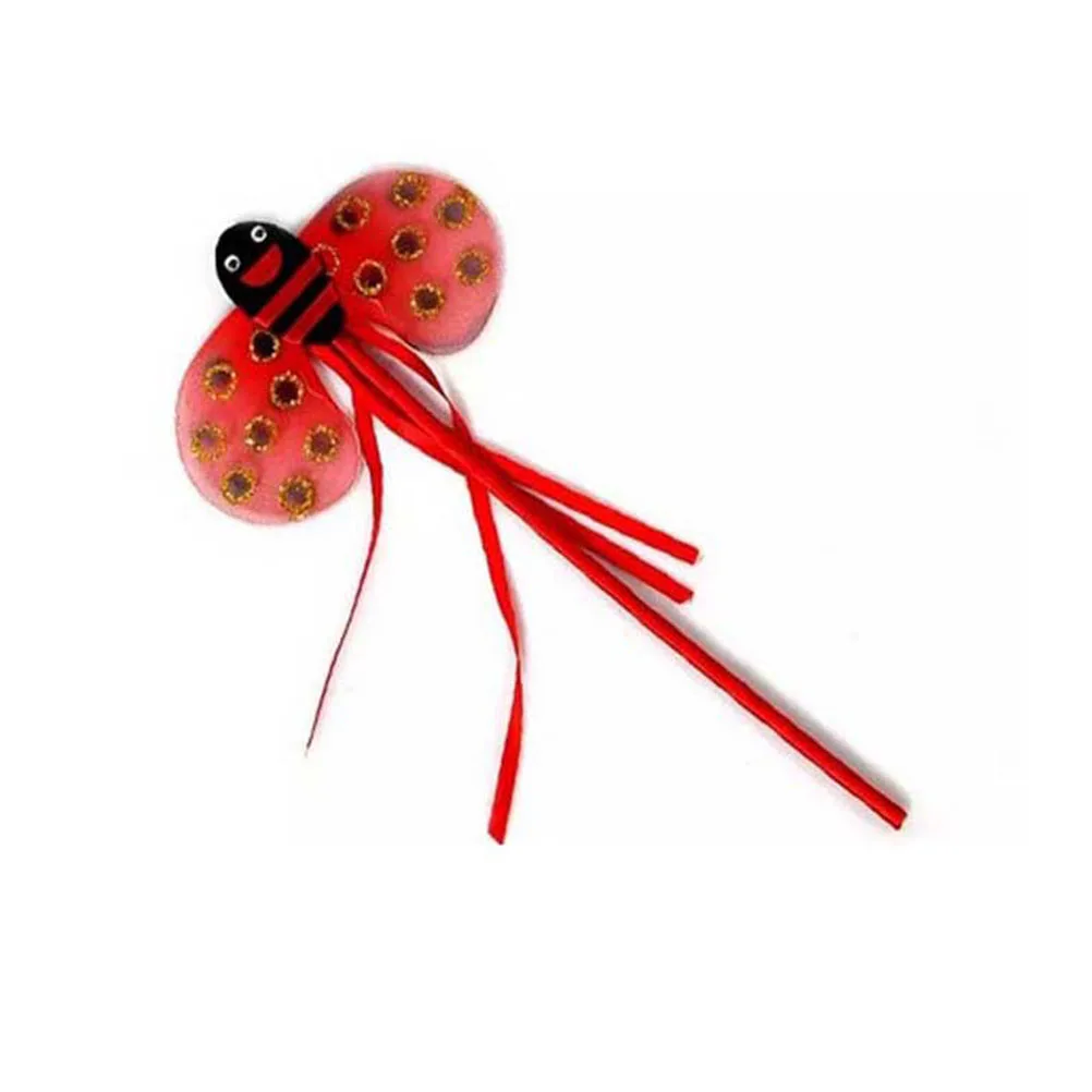 

3Pcs Ladybug Headband Wings Hand Stick Set Cartoon Animal Costume Supplies Party Photo Props Role Play