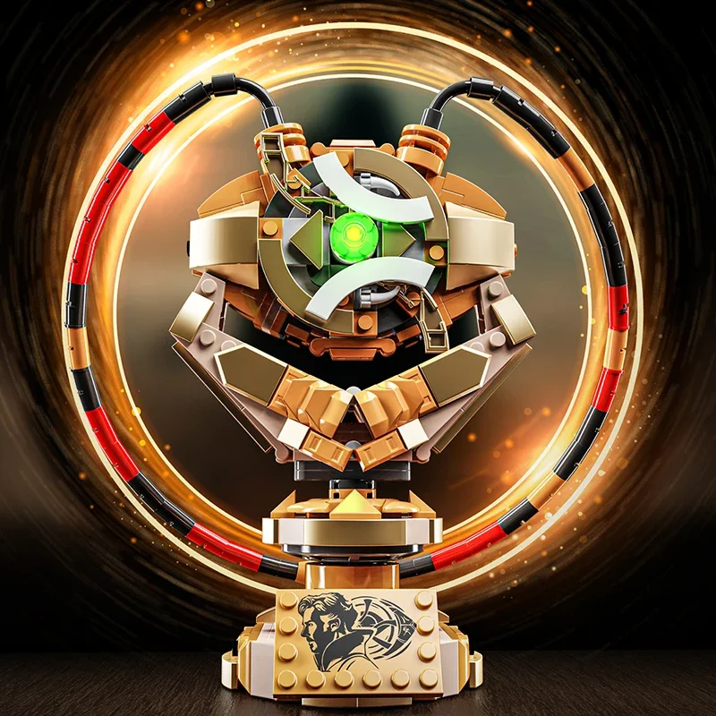 Gothic Evil Eye Bausteine Modell Kreative Technische MOC Kit Film Inspiriert Prop Desktop Display Sammeln Geschenk Erwachsene Kind