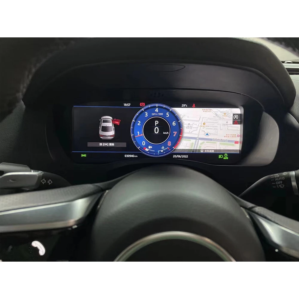 12.3 Inch Digital Cluster for XE 2013-2020 Car LCD Dashboard Display Speedometer Virtual Panel Digital Cluster Instrument