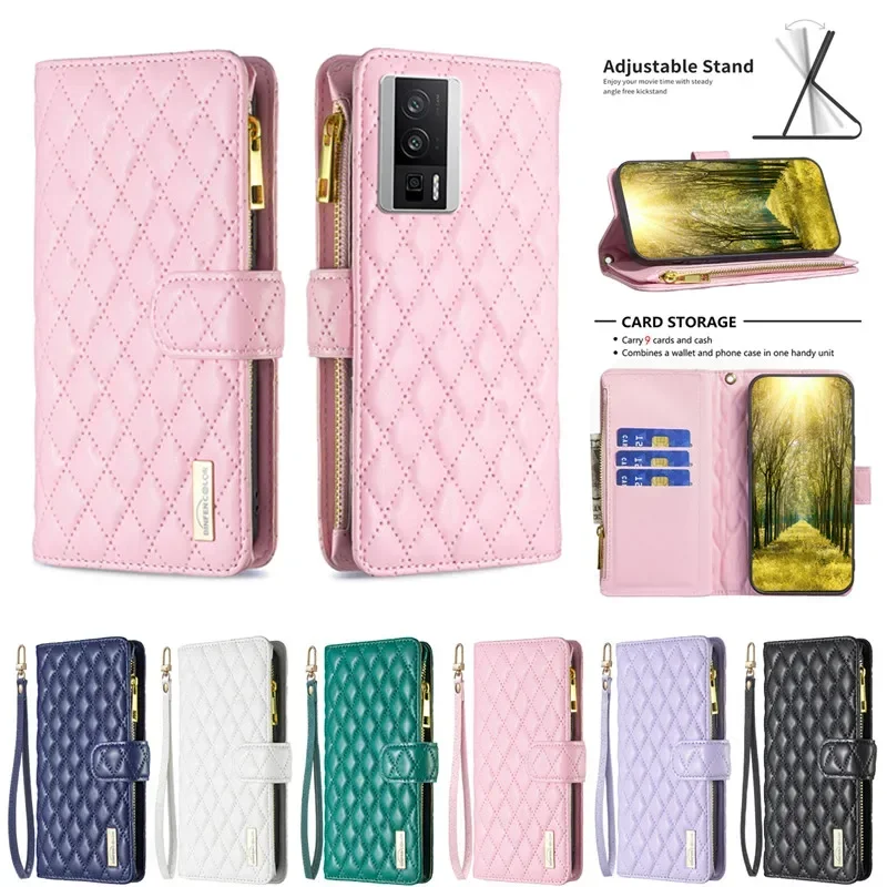 2024 Чехол для Flip Leather Case For Xiaomi Redmi K60 K60 Pro K60 Ultra K70 K70 E K70 Pro Note 10 4G Note 10 5G Note 10 Pro Note