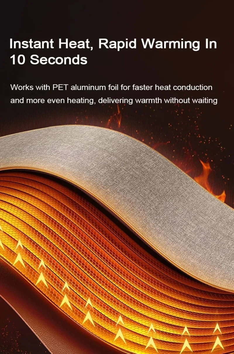 Electric Heat Mouse Pad Table Mat Display Temperature Heating Mouse Pad Keep Warm Hand For Office Computer Desk Keyboard Winter