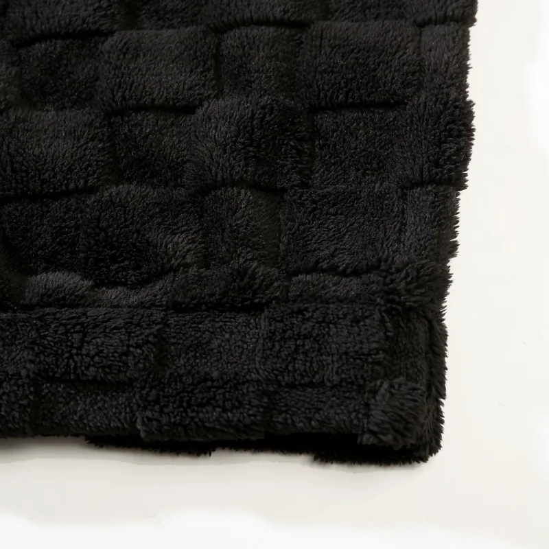 الخريف والشتاء جديد سليم عادية الرجال الجولة الرقبة طويلة الأكمام السراويل ساحة منقوشة فروي شخصية قطعتين مجموعة