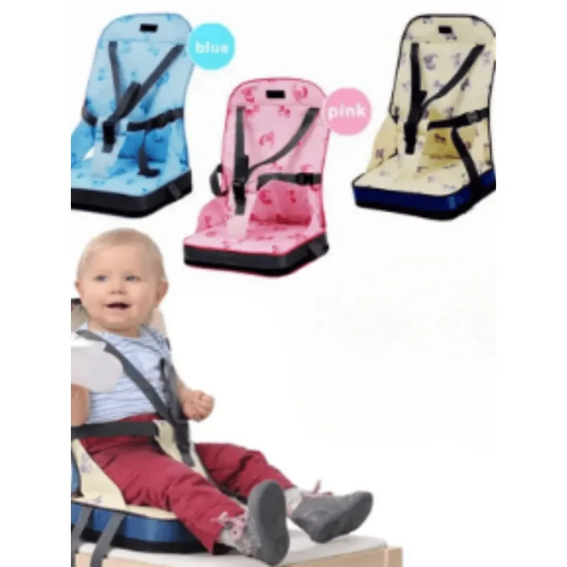 Portable Baby Dining Seat Kids Children Booster Seats Highchair Cushion Baby Chair Bag Foldable Infant Travel Booster Seat