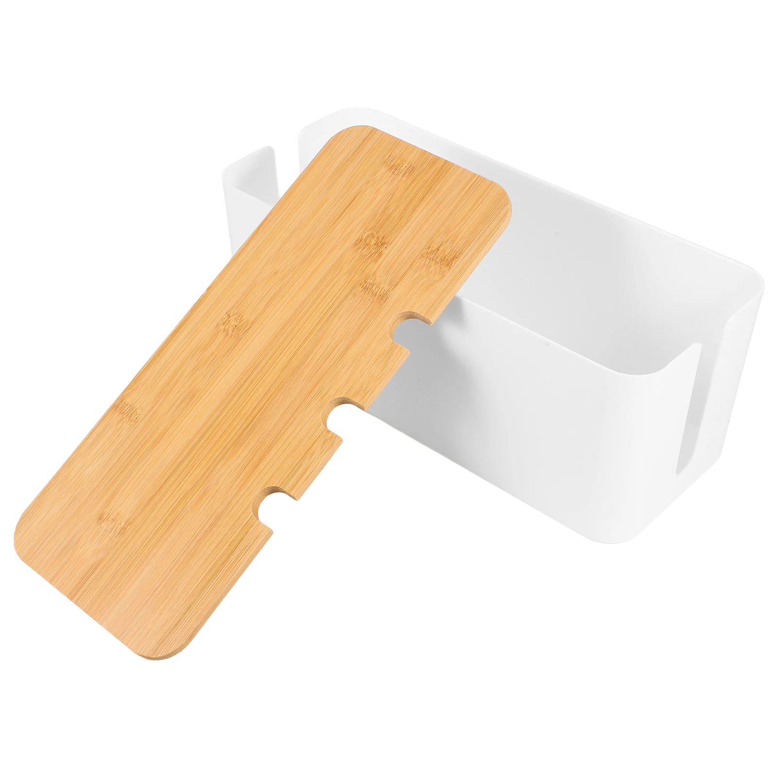 

Cable Management Large Desktop Cord Organizer For Power Strip Socket Storage Durable Wire Box Hider With Modern