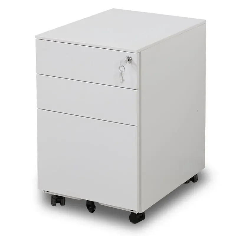 Quiet Luxury Powder Coated Steel Drawer Cabinet with Drawers Compact Size Rust Proof Sustainable Materials for Office