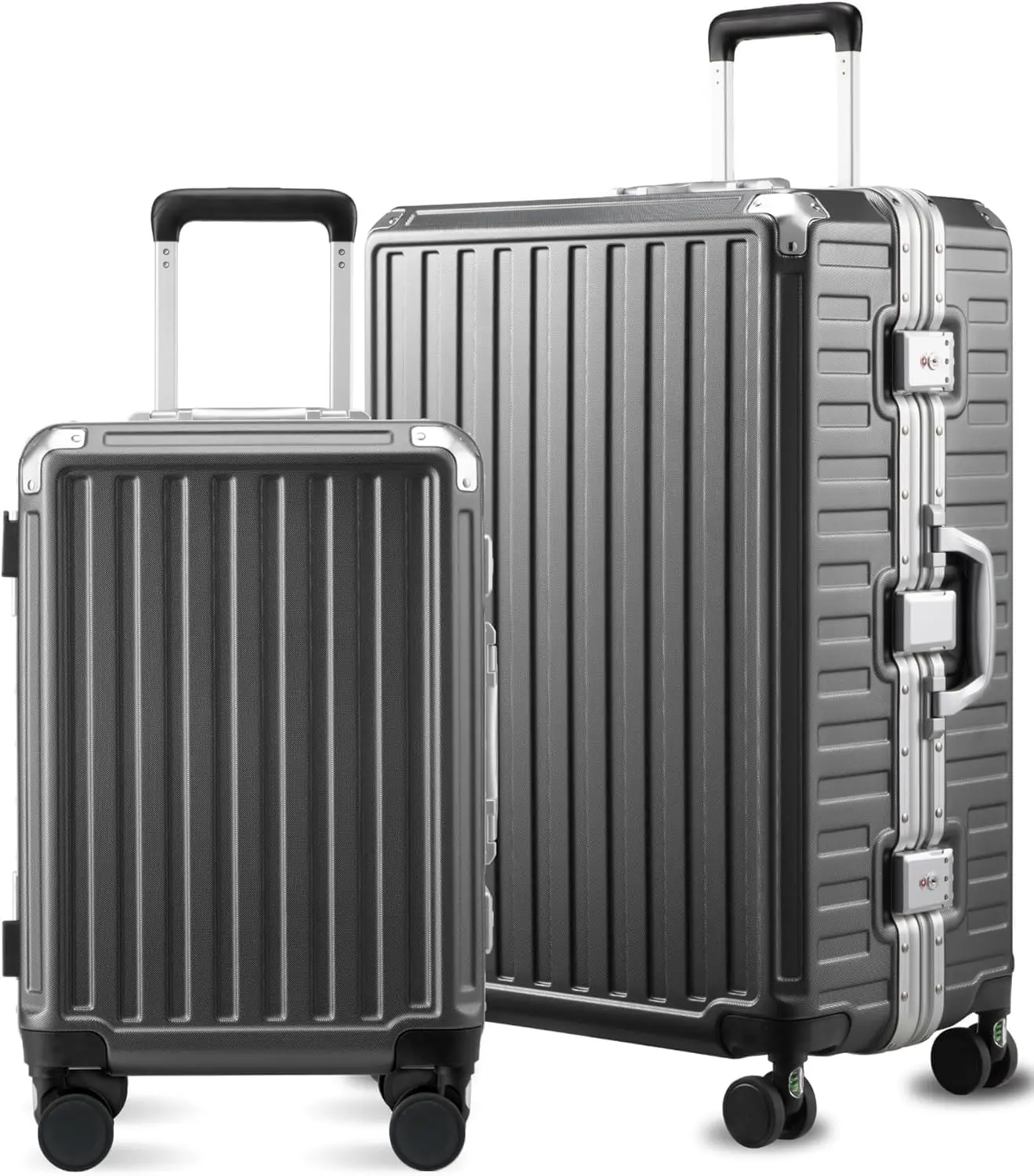 Spinner Luggage Sets Hard Shell Polycarbonate Suitcase Sets 2 Piece 20 28