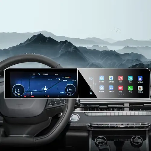 Imagen 2 del producto Protector de pantalla de vidrio templado para chery tiggo 7 pro max, 2023, 2024, LCD, radio de coche, navegación gps y tablero, película antiarañazos