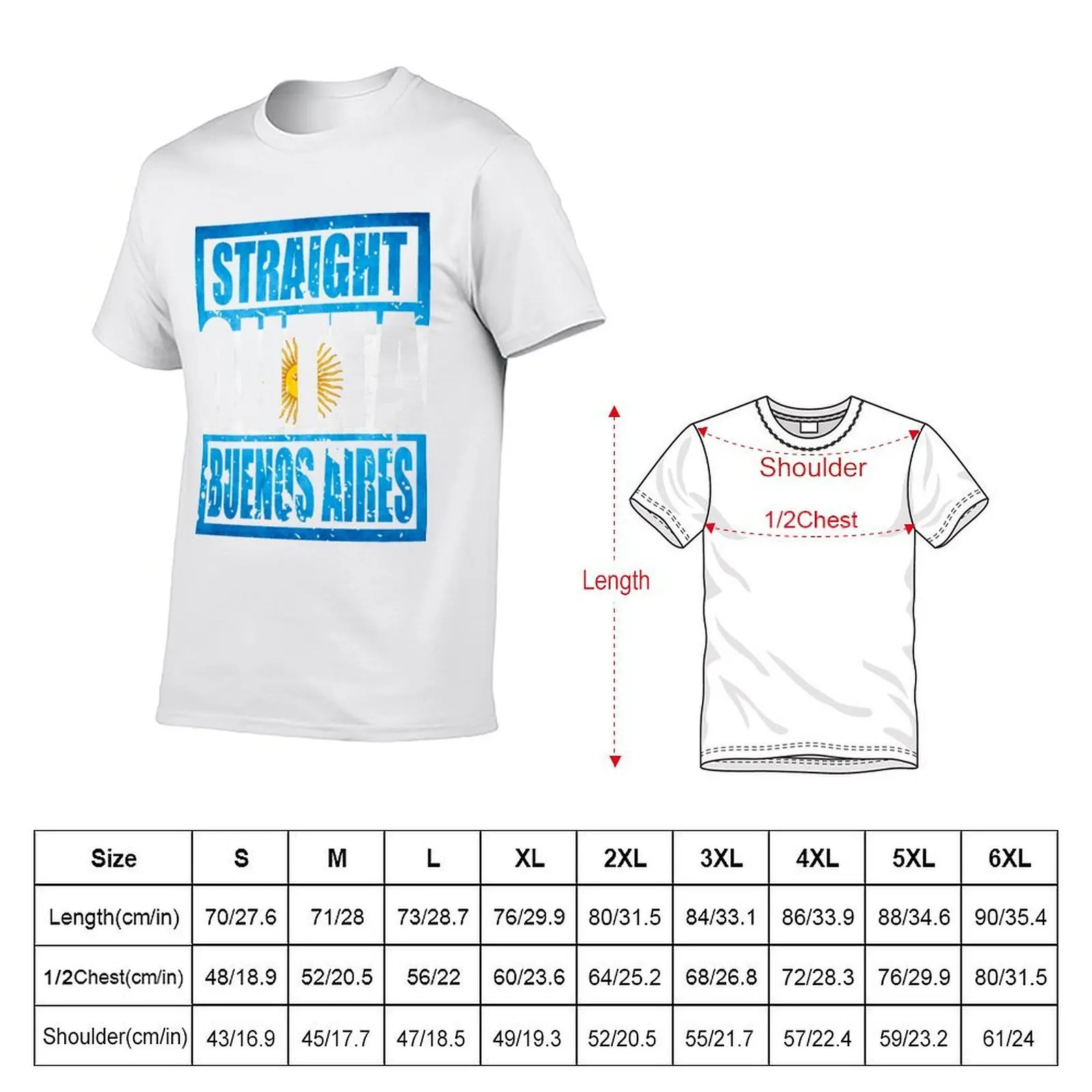 Straight Outta Buenos Aires TShirt T-Shirt t shirts for man graphic tees man t shirts graphic t shirt man designer T-shirt
