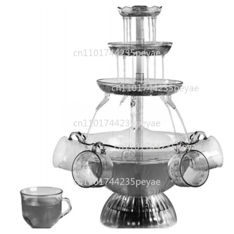 110V/ 220V Wine Dispenser Wine Fountain Machine Juice Drink Beer Waterfall Machine Wedding Celebration Water Bar Party
