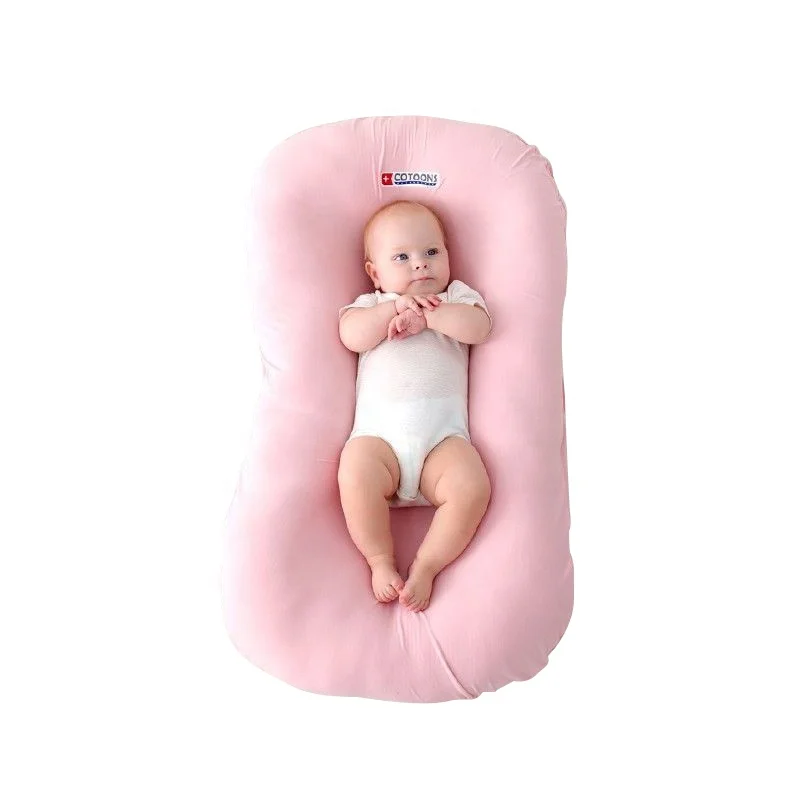 Hot sale spring autumn comfort newborn baby lounger filling polyester baby nest bed wholesale soft baby bionic bed