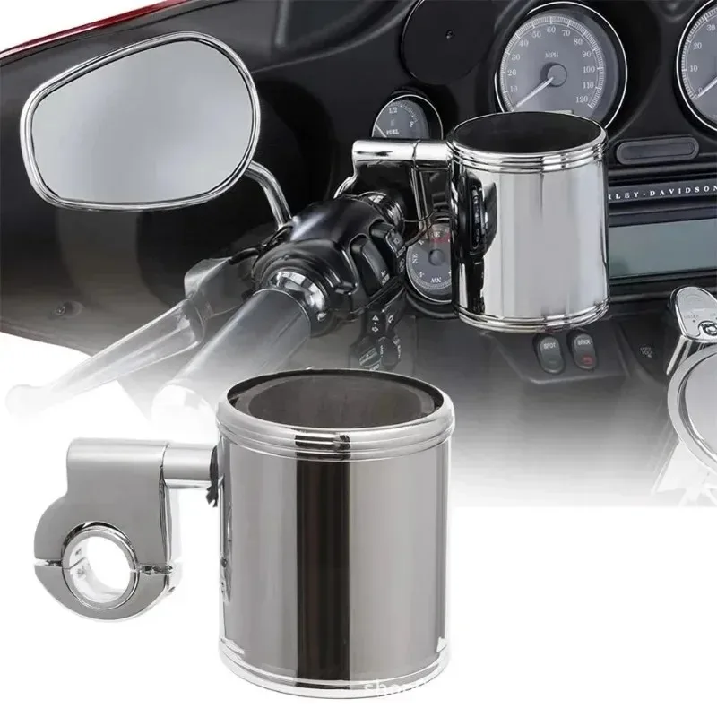 

Универсальный держатель Touring Glide Road King для мотоцикла Sportster, регулируемая хромированная чашка