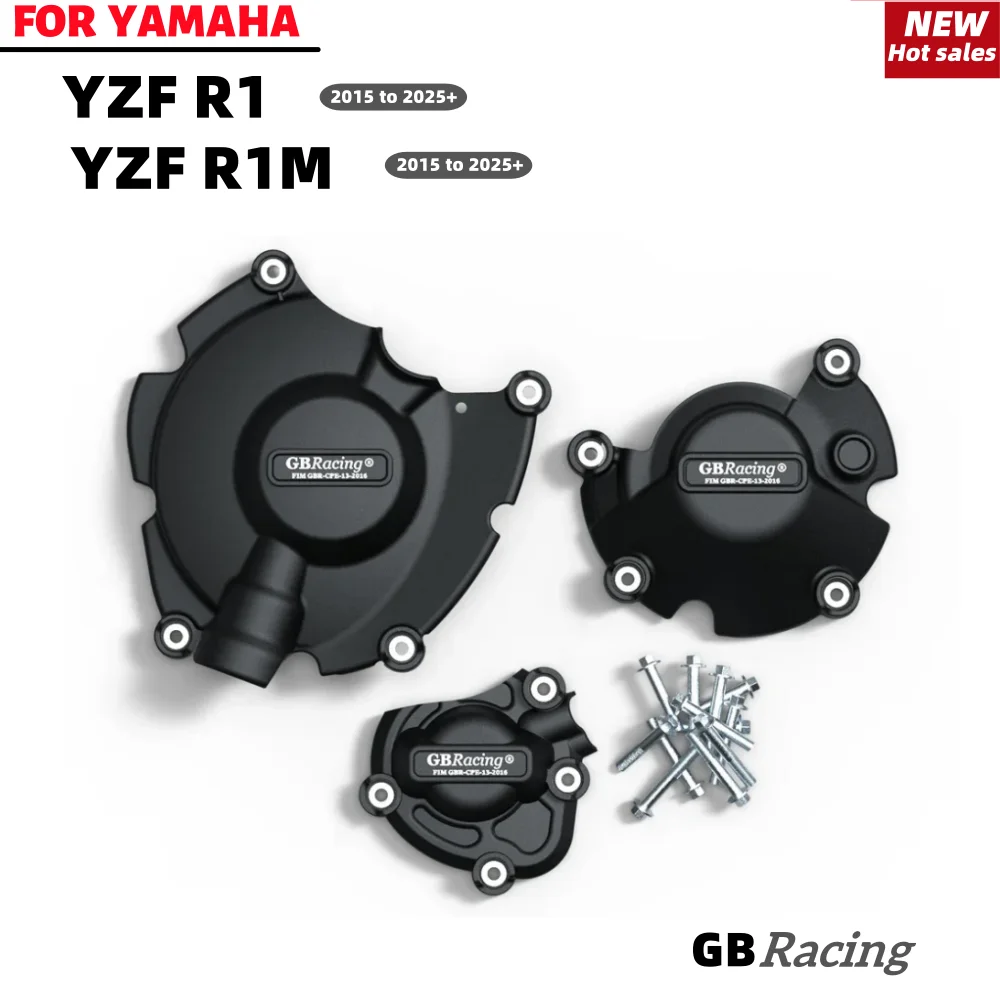 

GB Racing Engine Cover YZF R1 YZF R1M 2015-2025+ YAMAHA Body and Frame Motorcycle Clutch Pulse Protective Cover Accessories