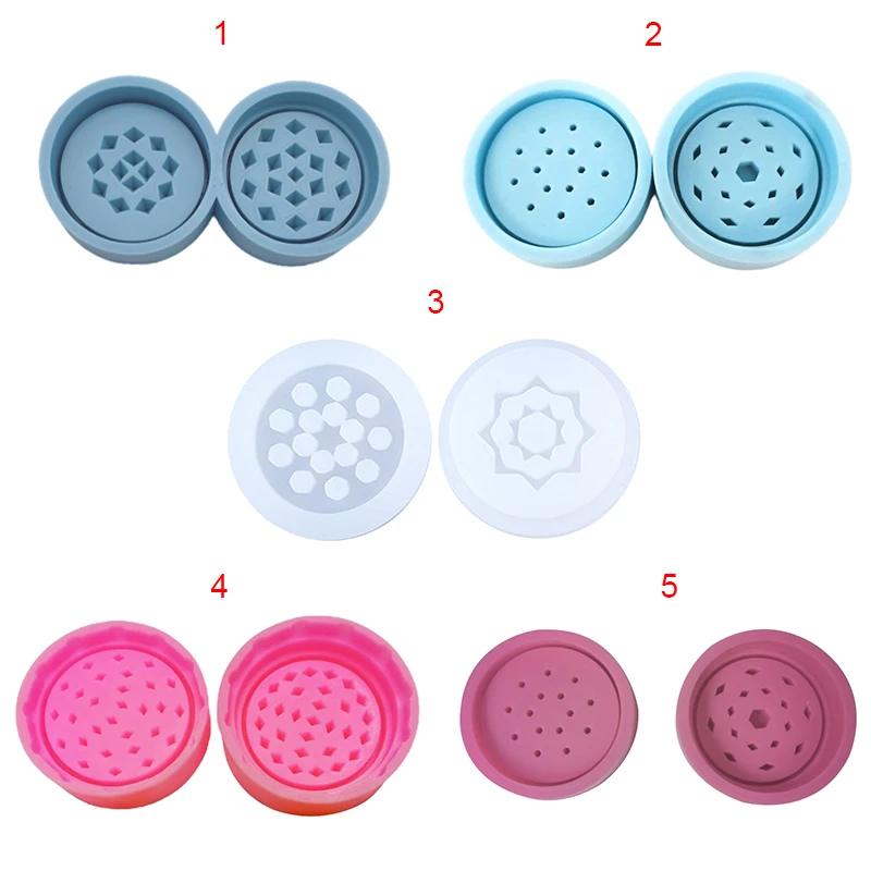 Tobacco Grinder Leaf Herbal Herb Smoke Spice Crusher Silicone Mould DIY Crafts Making Tools Epoxy Resin Mold