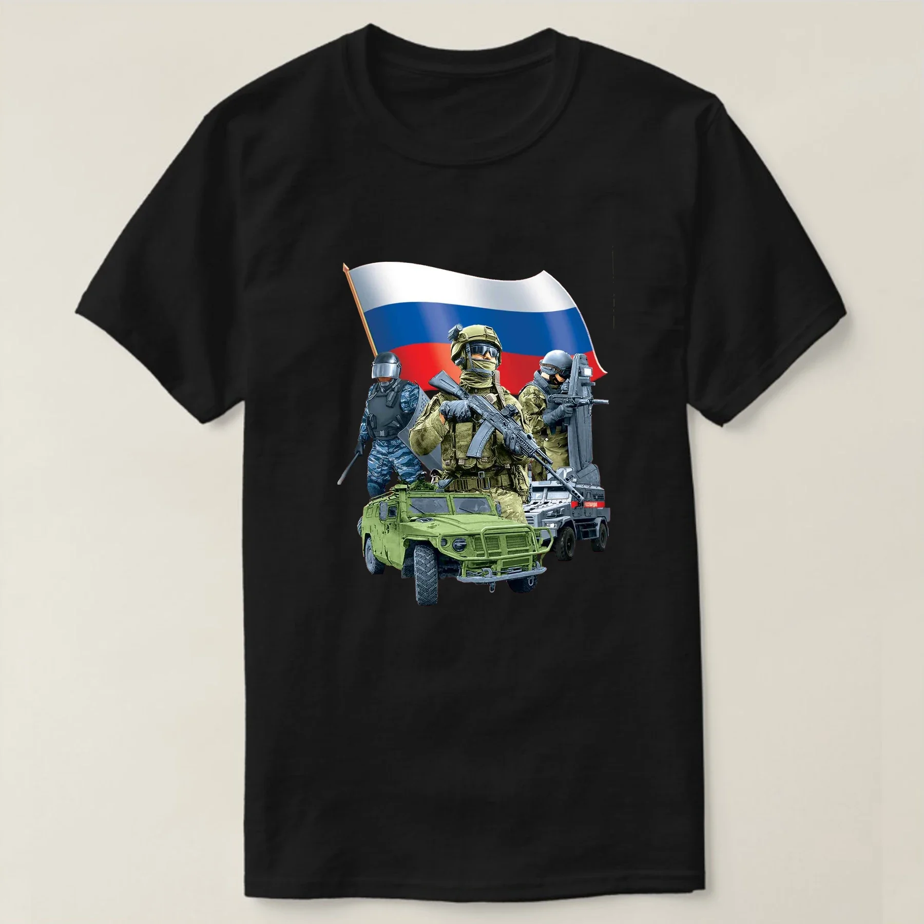 National Guard of Russian T-Shirt New 100% Cotton O-Neck Summer Short Sleeve Casual Mens T-shirt Size S-3XL