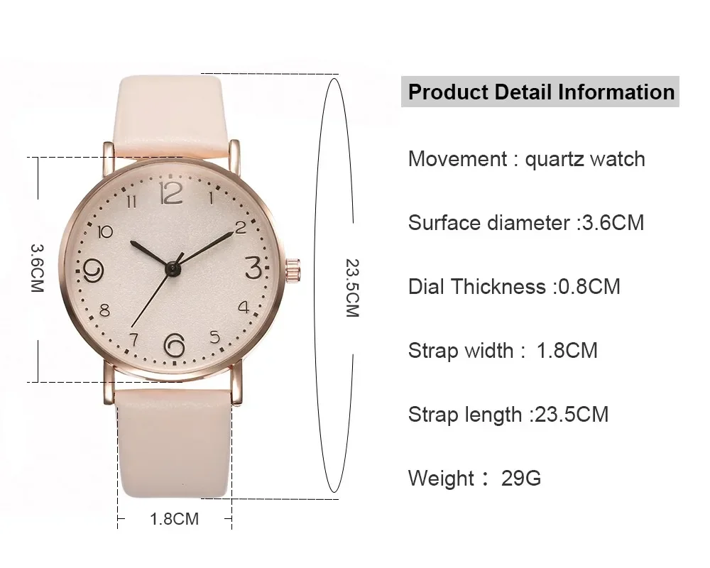 Reloj de pulsera de cuarzo de estilo Simple a la moda con decoración de estrellas para Mujer Popular