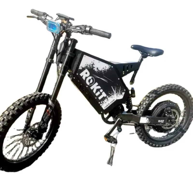 New Arrival Racer Powerful Electric Bike 5000W 8000W 72V St Ealth Bomber Enduro Ebike Long Range Rear Hub Front Seat E-bike