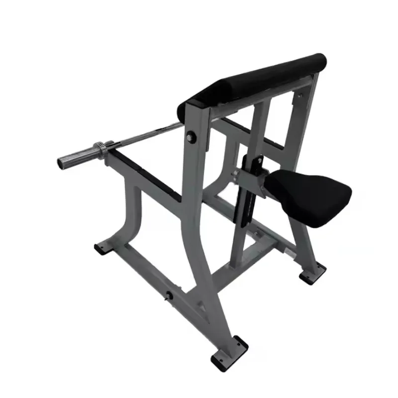 

Preacher Curl Plate Loaded Steel Safety Adjustable Durable Seated Commercial Gym Machine Biceps Back Legs Arm Curl Bench 200kg