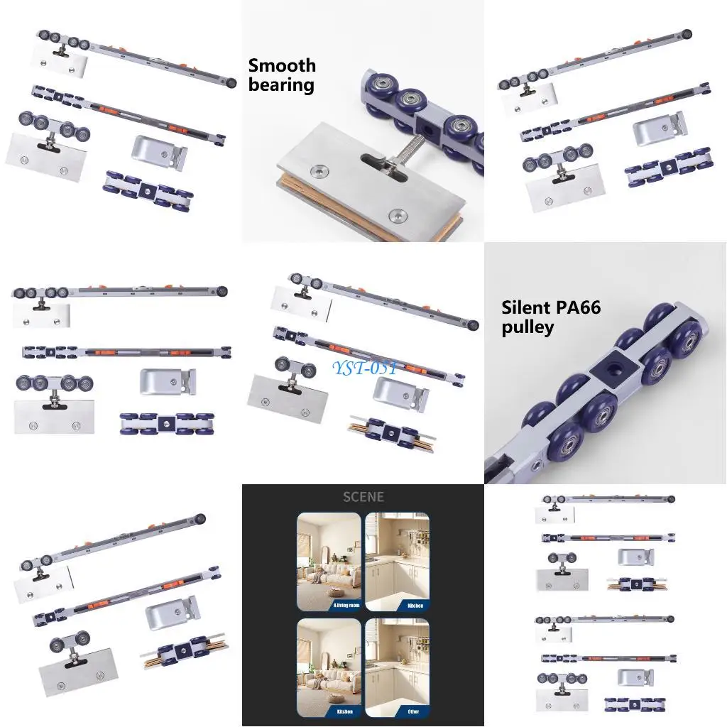 

E15A Нержавеющий шкив для раздвижной стеклянной двери Подъемное колесо для стеклянной двери из нержавеющей стали