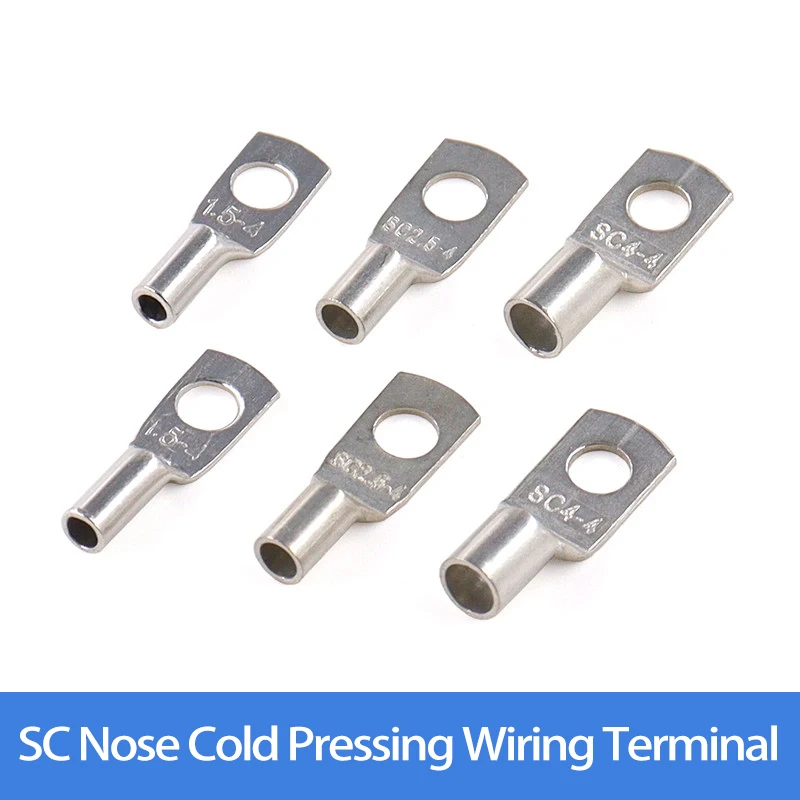 SC peephole nose cold press wiring terminal cable joint OT wire ear SC1.5/4/6/10 square