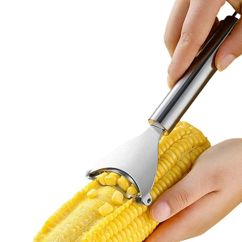

1 шт., овощечистка для кукурузы из нержавеющей стали 304, кухонный гаджет, инструмент для обмолота кукурузы, бытовой сепаратор для кукурузного ядра, овощечистка