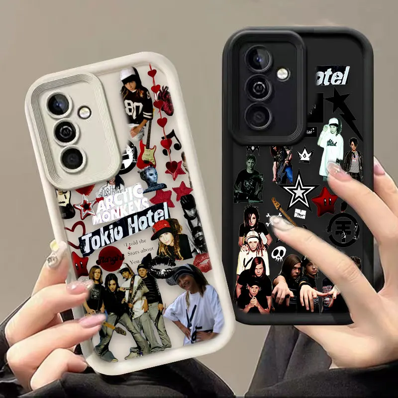 Tokio Hotel T-Tom B-Bill K-Kaulitz Phone Case For Samsung A07 A30 A50 A70 A04 A05 A05S A06 A10 A12 M31 M34 M51 M54 NOTE 20 Cover