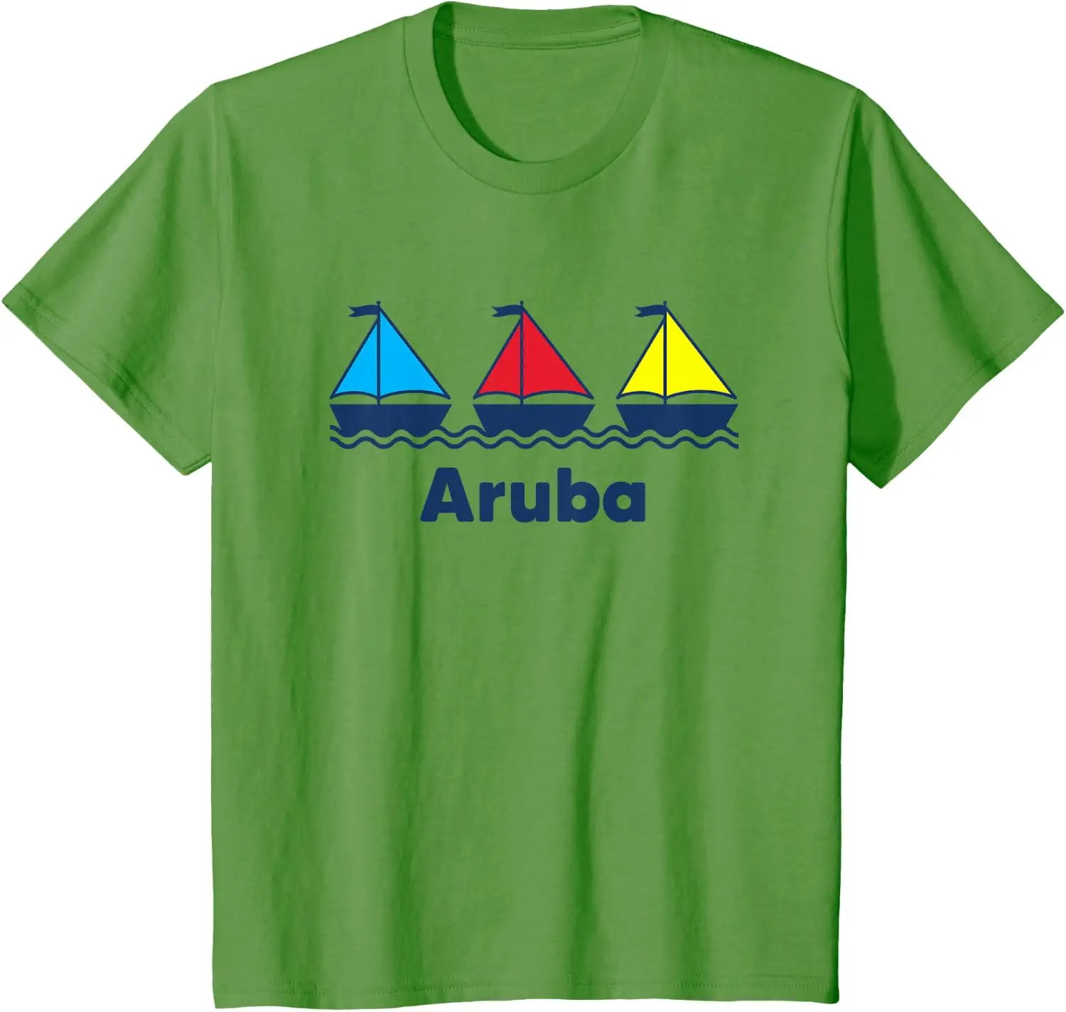 Aruba Sailing Sail Boat Boys Girls Toddler Cruise Souvenir T-Shirt Cotton Kid Graphic T Shirts Short Sleeve Tee Camiseta